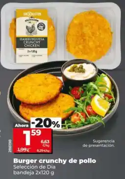 Dia Fresh Selección De Dia Burger crunchy de pollo oferta
