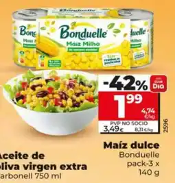 Dia Fresh Bonduelle maíz dulce oferta