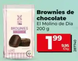 Dia Fresh El Molino de Dia brownies de chocolate oferta