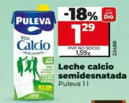 Dia Fresh Puleva leche calcio semidesnatada oferta