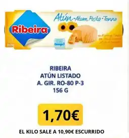 Sangüi Ribeira atún listado oferta