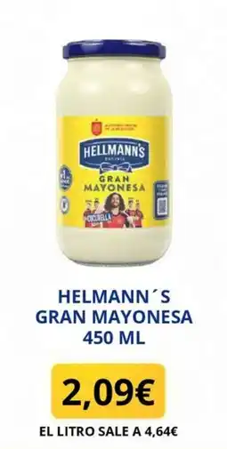 Sangüi Hellmann's gran mayonesa oferta