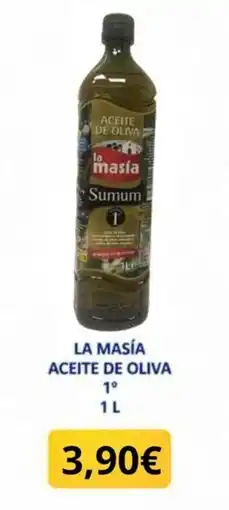 Sangüi La Masía aceite de oliva 1º oferta