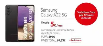 Vodafone Samsung Galaxy A32 5g oferta