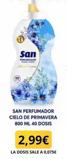 Sangüi San perfumador para ropa cielo de primavera oferta