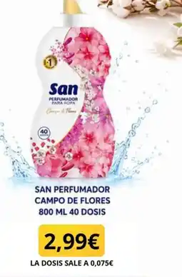 Sangüi San perfumador campo de flores oferta