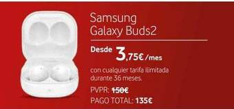 Vodafone Samsung Galaxy Buds2 oferta