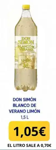 Sangüi Don Simón blanco de verano limón oferta