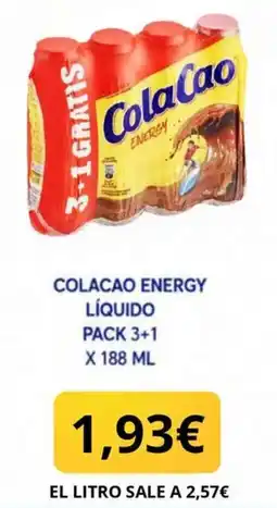 Sangüi Colacao energy oferta