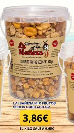 Sangüi La Ibañesa mix frutos secos cubo oferta