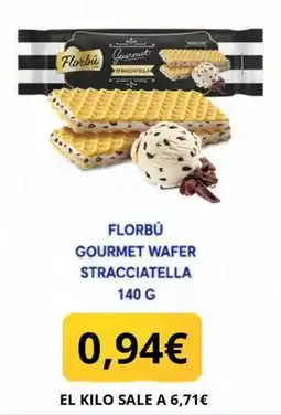 Sangüi Florbú gourmet wafer stracciatella oferta