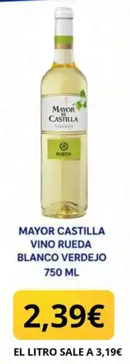 Sangüi Mayor castilla vino rueda blanco verdejo oferta