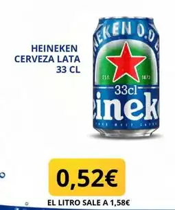 Sangüi Heineken cerveza lata oferta