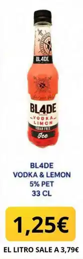 Sangüi Bl4de vodka & lemon oferta