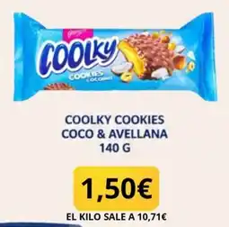 Sangüi Coolky cookies coco & avellana oferta