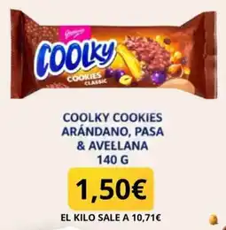 Sangüi Coolky cookies arándano, pasa & aveillana oferta