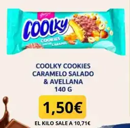 Sangüi Coolky cookies caramelo salado & avellana oferta