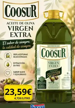 Sangüi Coosur aceite de oliva virgen extra oferta
