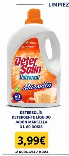 Sangüi Detersolín detergente líquido jabón marsella oferta