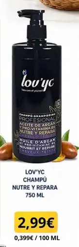 Sangüi Lov'yc champú nutre y repara oferta
