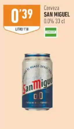 Supermercados Deza San Miguel cerveza 0.0% oferta