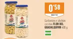 Supermercados Deza Flor del Guadalquivir garbanzos o alubias cocidas oferta