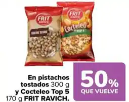 Carrefour FRIT RAVICH En pistachos tostados y Cocteleo Top 5 oferta