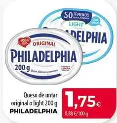 Spar Tenerife Philadelphia - queso de untar original o light oferta
