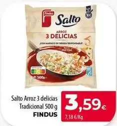 Spar Tenerife Findus - salto arroz 3 delicias tradicional oferta