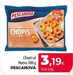 Spar Tenerife Pescanova - chopis al huevo oferta