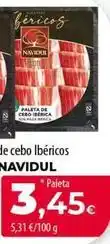 Spar Tenerife Navidul - paleta de cebo ibericos oferta
