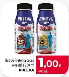 Spar Tenerife Puleva - batido proteina cacao o vainilla oferta