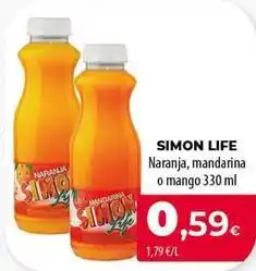 Spar Tenerife Simon life - naranja, mandarina o mango oferta