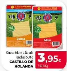 Spar Tenerife Castillo de holanda - queso edam o gouda lonchas oferta