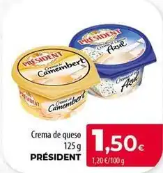 Spar Tenerife Président - crema de queso oferta
