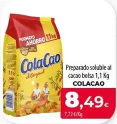 Spar Tenerife Cola cao - preparado soluble al cacao bolsa oferta