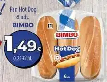Spar Tenerife Bimbo - pan hot dog oferta