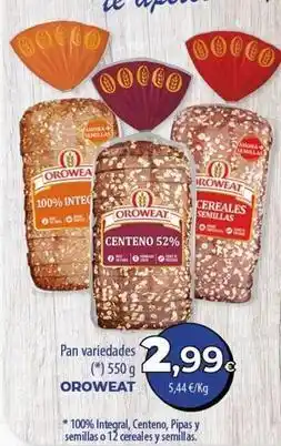 Spar Tenerife Oroweat - pan variedades oferta