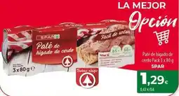 Spar Tenerife Spar - pate de higado de cerdo oferta