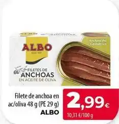 Spar Tenerife Albo - filete de anchoa en ac/oliva oferta