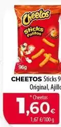 Spar Tenerife Cheetos - sticks original, ajillo oferta