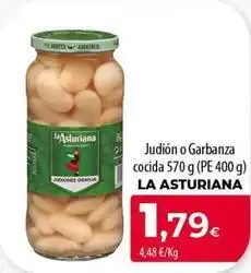 Spar Tenerife La asturiana - judion o garbanza cocida oferta