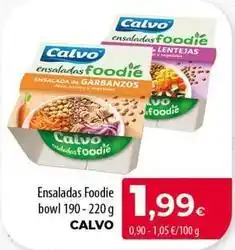 Spar Tenerife Calvo - ensaladas foodie bowl oferta