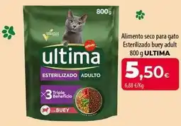 Spar Tenerife Última - alimento seco para gato esterilizado buey adult oferta
