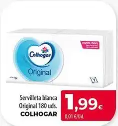 Spar Tenerife Colhogar - servilleta blanca original oferta