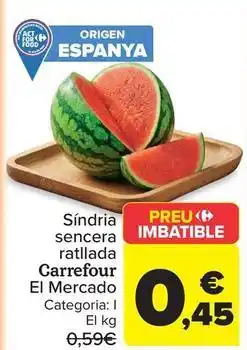 Carrefour Market Carrefour - síndria sencera ratllada oferta