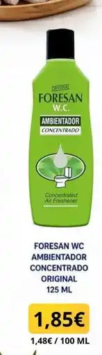 Sangüi Foresan wc ambientador concentrado original oferta