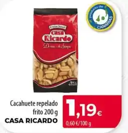 Spar Tenerife CASA RICARDO Cacahuete repelado frito oferta