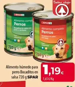Spar Tenerife SPAR Alimento húmedo para perro Bocaditos en salsa oferta