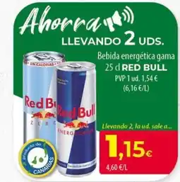 Spar Tenerife RED BULL Bebida energética gama oferta